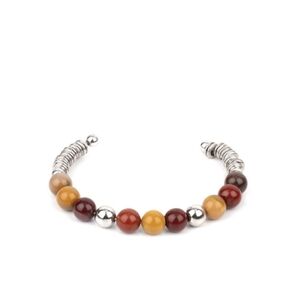 Paparazzi Autumn Tones Beaded Bracelet MultiColor Cuff Pure Prana Fashion Jewels